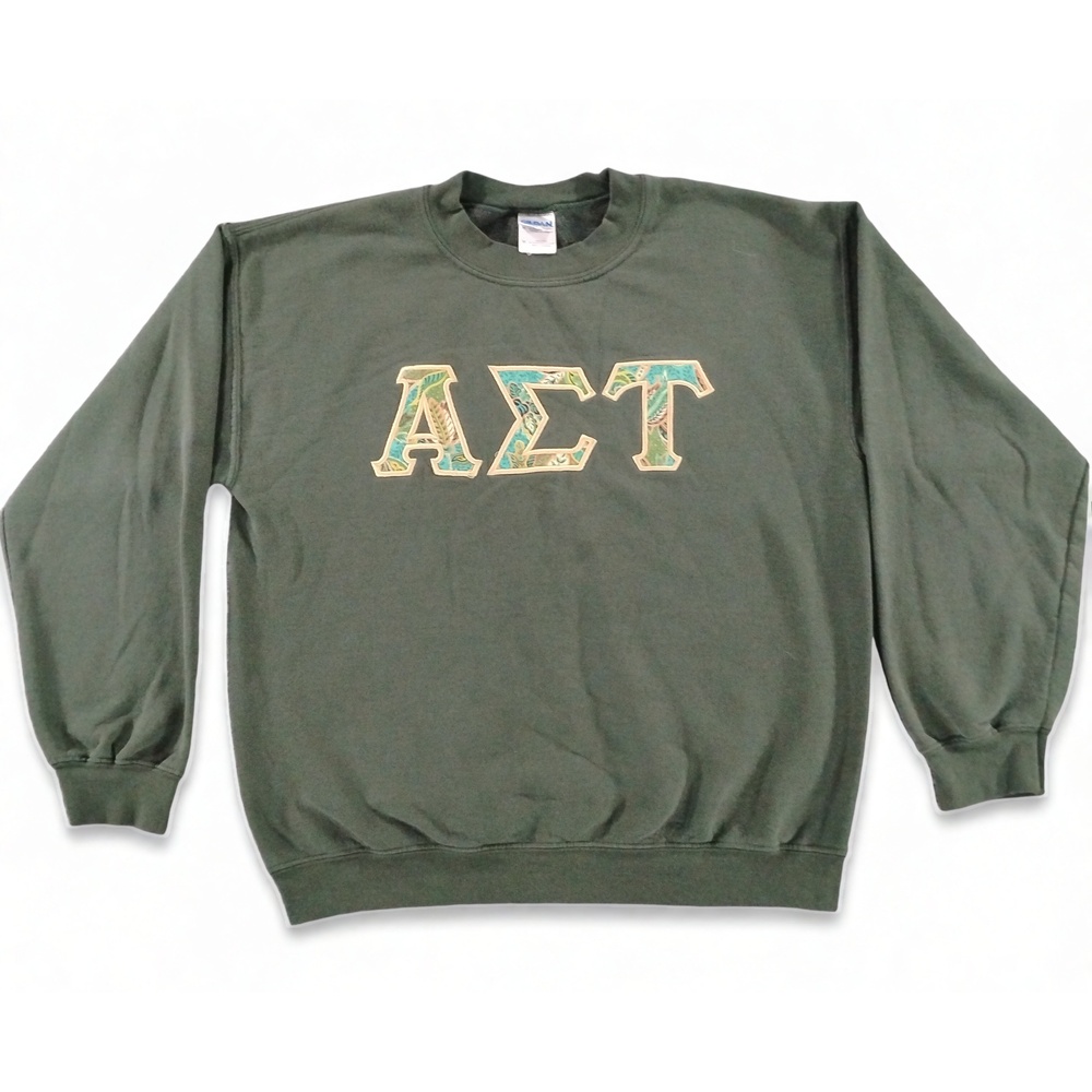 Gildan Sweatshirt Pullover Size M Cotton Blend Sorority Greek Preppy Streetwear
